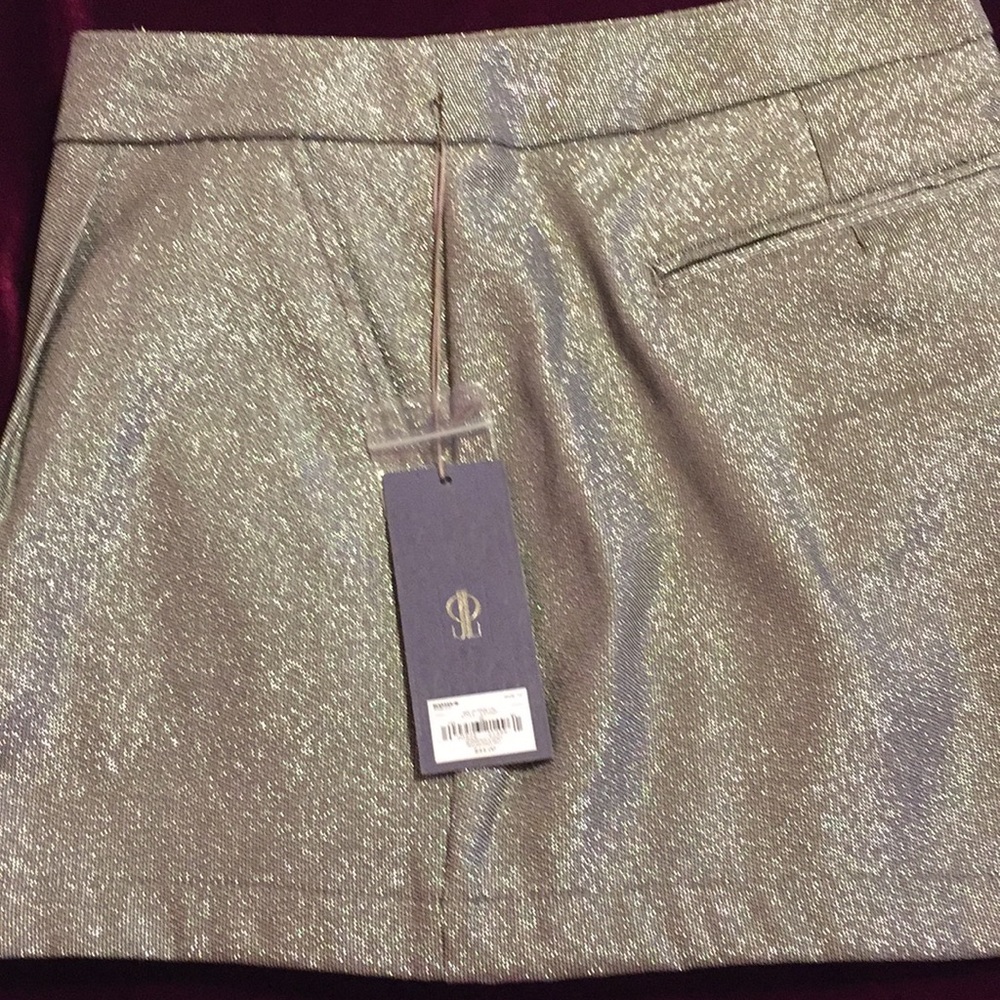 JLo Ravishing Rio Silver Glitter Smokin'Hot Shorts NWT. - Picture 7 of 8